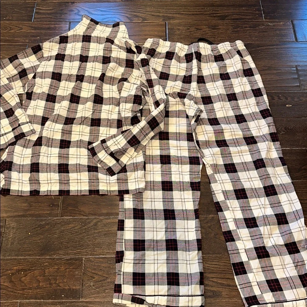 Wondershop mens Plaid Pajama Set size large